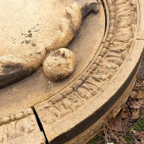 #48637 Salvaged Union Station Terra Cotta Medallion image 6