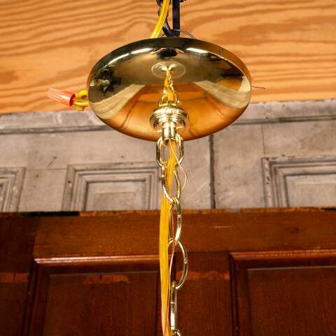 #48645 Modern Clear Ribbed Pendant Light Fixture image 5