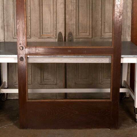 #48676 44x89 Antique Pointed Arch Wood Screen Door image 6