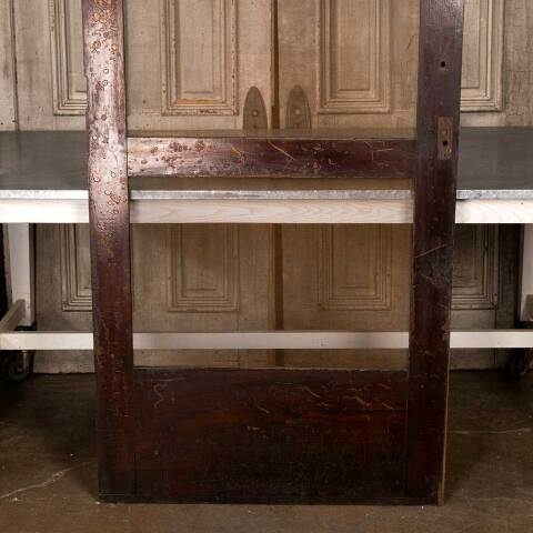 #48677 36x90 Antique Pointed Arch Oak Screen Door image 6