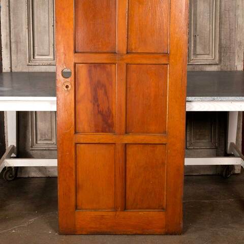 #48681 30x79 Salvaged Antique 8 Panel Interior Door image 8