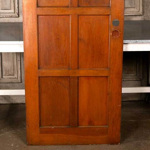 #48681 30x79 Salvaged Antique 8 Panel Interior Door image 3