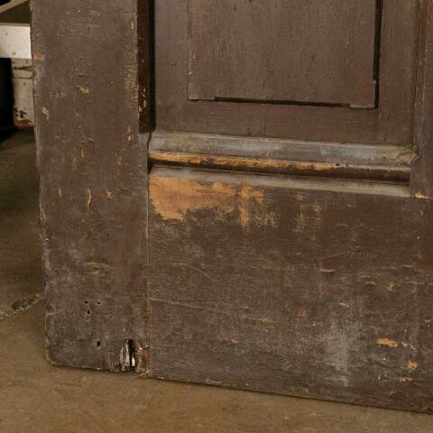 #48685 39x95 Salvaged Antique Half Lite Entry Door image 8