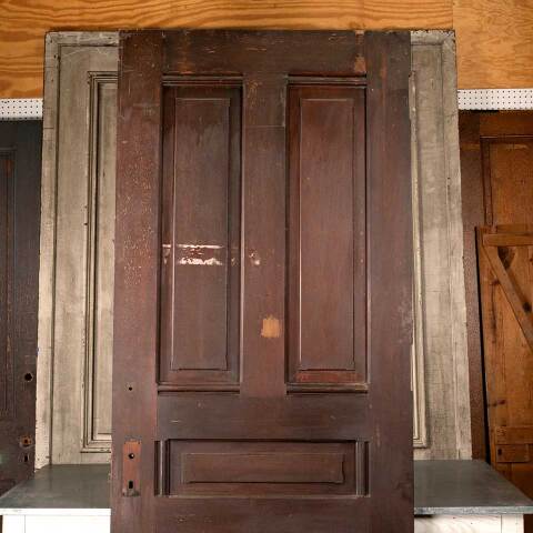 #48686 39x96 Salvaged Antique 5 Panel Interior Door image 6