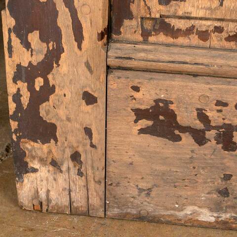 #48687 40x95 Salvaged Antique 5 Panel Interior Door image 8