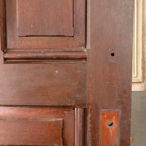 #48690 38x96 Salvaged Antique 5 Panel Interior Door image 4