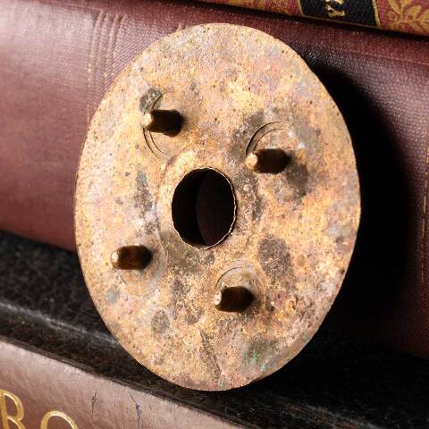 #48795 Antique Bronze Eastlake Doorknob Rosette image 4