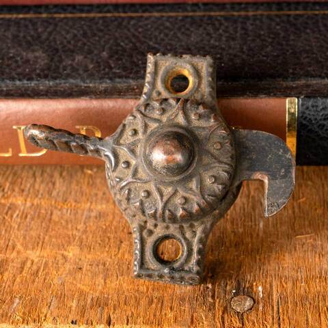 #48800 Antique Ornate Victorian Sash Window Lock image 4