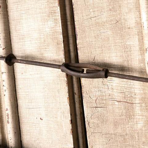 #48850 Antique Buck Bow Wood Handsaw image 5