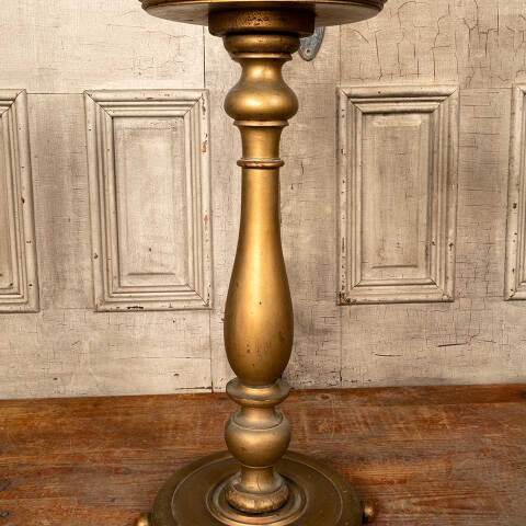 #48861 Antique Painted Turned Wood Pedestal image 4