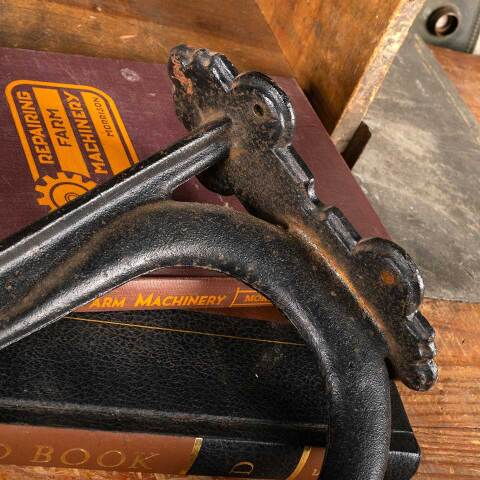 #48864 Large Antique Cast Iron Hook image 8