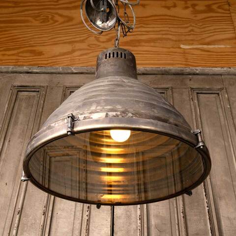 #48873 Metal Industrial Style Chandelier Light Fixture image 2