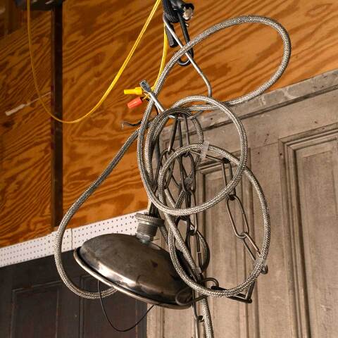 #48873 Metal Industrial Style Chandelier Light Fixture image 5