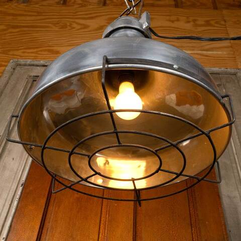 #48875 Salvaged Industrial Aluminum Pendant Light image 2