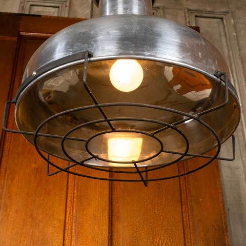 #48876 Salvaged Industrial Aluminum Pendant Light image 2