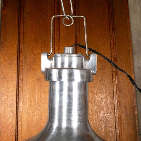 #48876 Salvaged Industrial Aluminum Pendant Light image 4