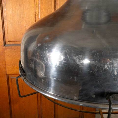 #48876 Salvaged Industrial Aluminum Pendant Light image 6