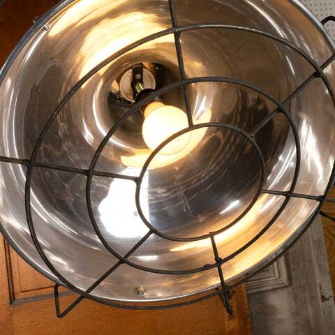 #48876 Salvaged Industrial Aluminum Pendant Light image 8