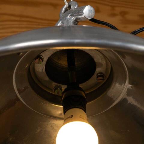 #48877 Salvaged Industrial Aluminum Pendant Light image 7