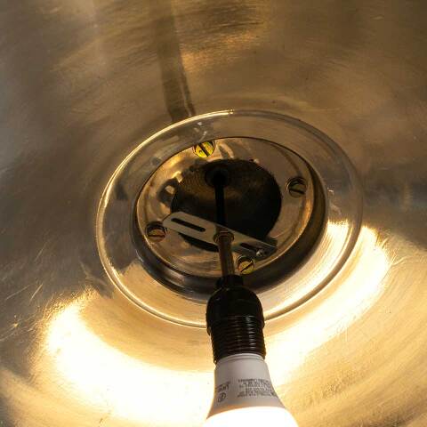 #48878 Salvaged Industrial Aluminum Pendant Light image 6