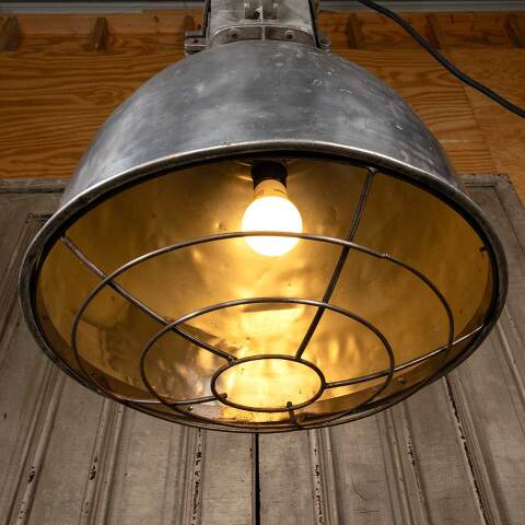 #48879 Large Industrial Style Metal Light Fixture image 6