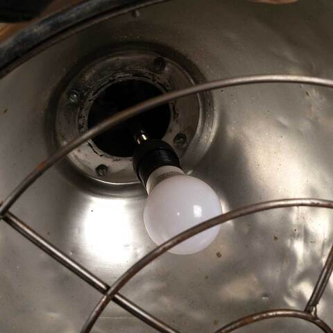 #48879 Large Industrial Style Metal Light Fixture image 8