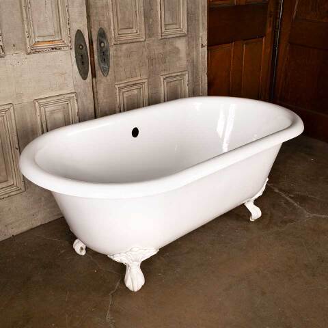 #48888 30x60 Salvaged Cast Iron Clawfoot Bathtub image 2