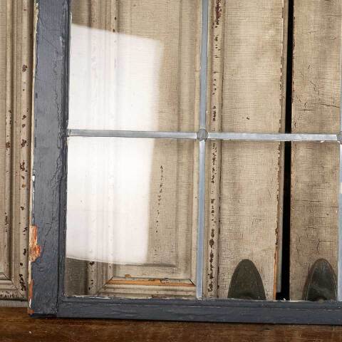 #48907 Salvaged Antique Leaded Glass Window Sash image 2