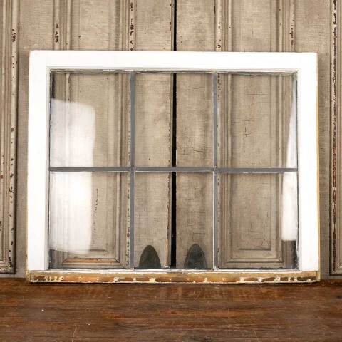#48909 Salvaged Antique Leaded Glass Window Sash image 5