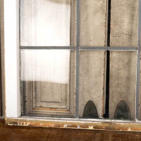 #48909 Salvaged Antique Leaded Glass Window Sash image 7
