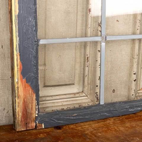 #48910 Salvaged Antique Leaded Glass Window Sash image 8