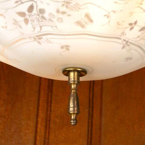 #48914 Vintage 2 Bulb Chandelier Light Fixture image 6