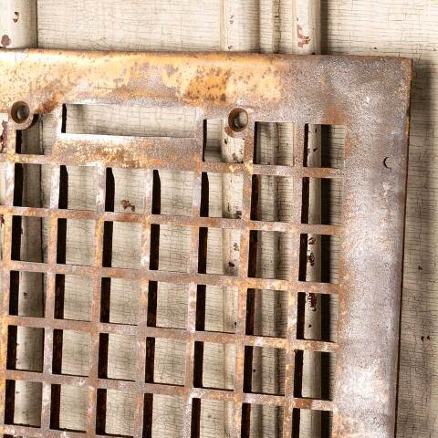 #48936 10x14 Antique Heat Grate Floor Vent Cover image 2