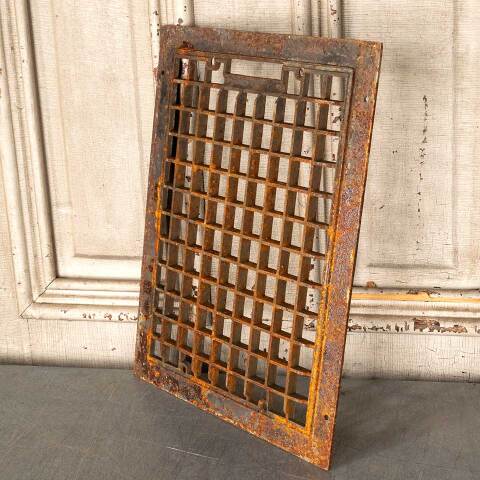 #48936 10x14 Antique Heat Grate Floor Vent Cover image 3