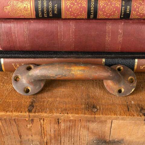 #48959 Antique Solid Brass Door Handle Hardware image 6
