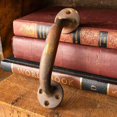 #48959 Antique Solid Brass Door Handle Hardware image 7