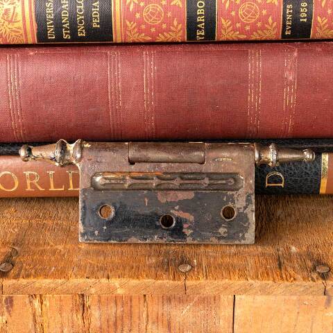 #49030 3" Ornate Cast Iron Steeple Finial Door Hinge image 4