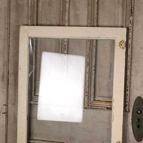 #49034 24x52 Antique Full View Glass Cabinet Door image 2