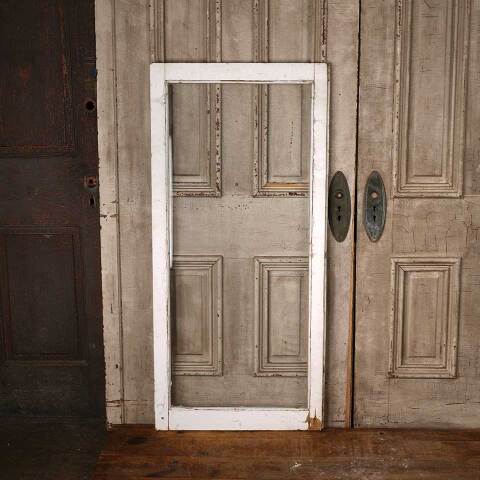 #49034 24x52 Antique Full View Glass Cabinet Door image 4