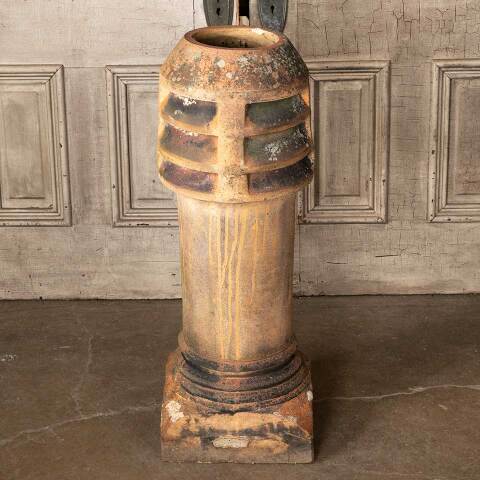 #49046 Salvaged Antique Terra Cotta Chimney Pot image 2