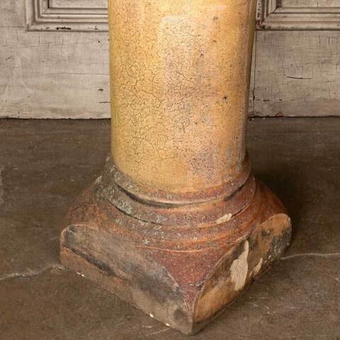 #49047 Salvaged Antique Terra Cotta Chimney Pot image 5