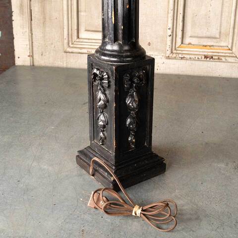 #49049 Vintage Wood Ionic Column Table Lamp image 5