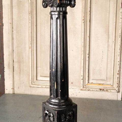 #49049 Vintage Wood Ionic Column Table Lamp image 4