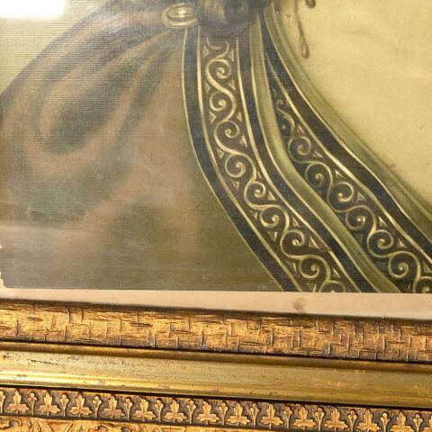 #49050 Antique Jesus Crown of Thorns B & W Print image 5