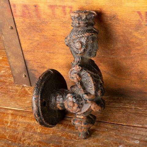 #49061 Antique Cast Iron Figural Ornament image 7