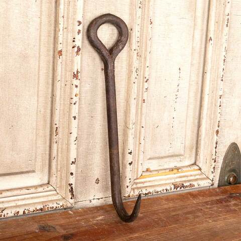 #49115 Antique Large Wrought Iron Meat Hook image 2