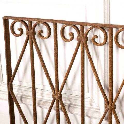 #49167 Antique Wrought Iron Ornamental Panel image 3