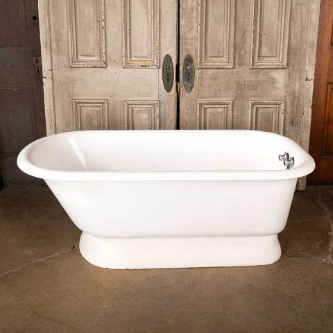 #49172 30x60 Antique Cast Iron Apron Bathtub image 7