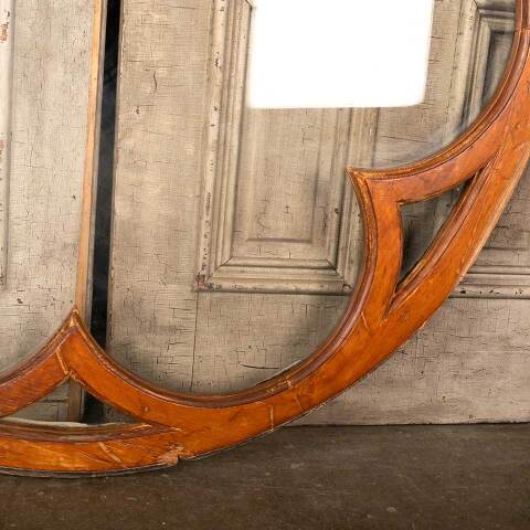 #49175 Antique Large Round Gothic Rosette Window image 3