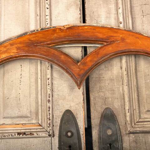 #49175 Antique Large Round Gothic Rosette Window image 4